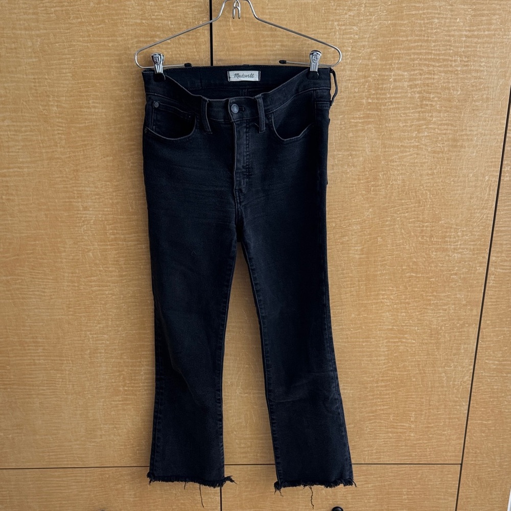 Madewell Cali Boot Cut Black Women's Jeans